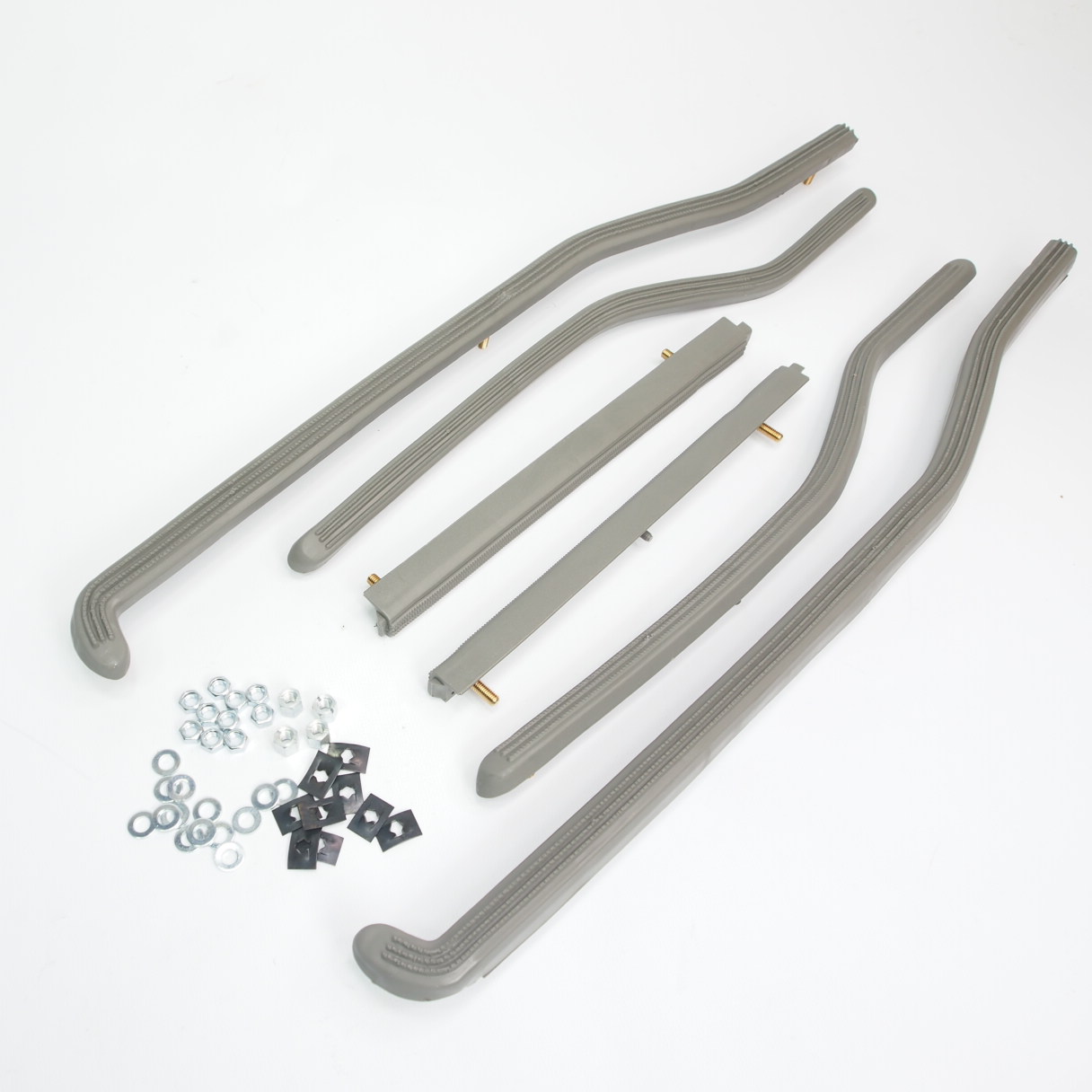 Rear footboard strip set -LAMBRETTA- LI LIS SX TV- gray
