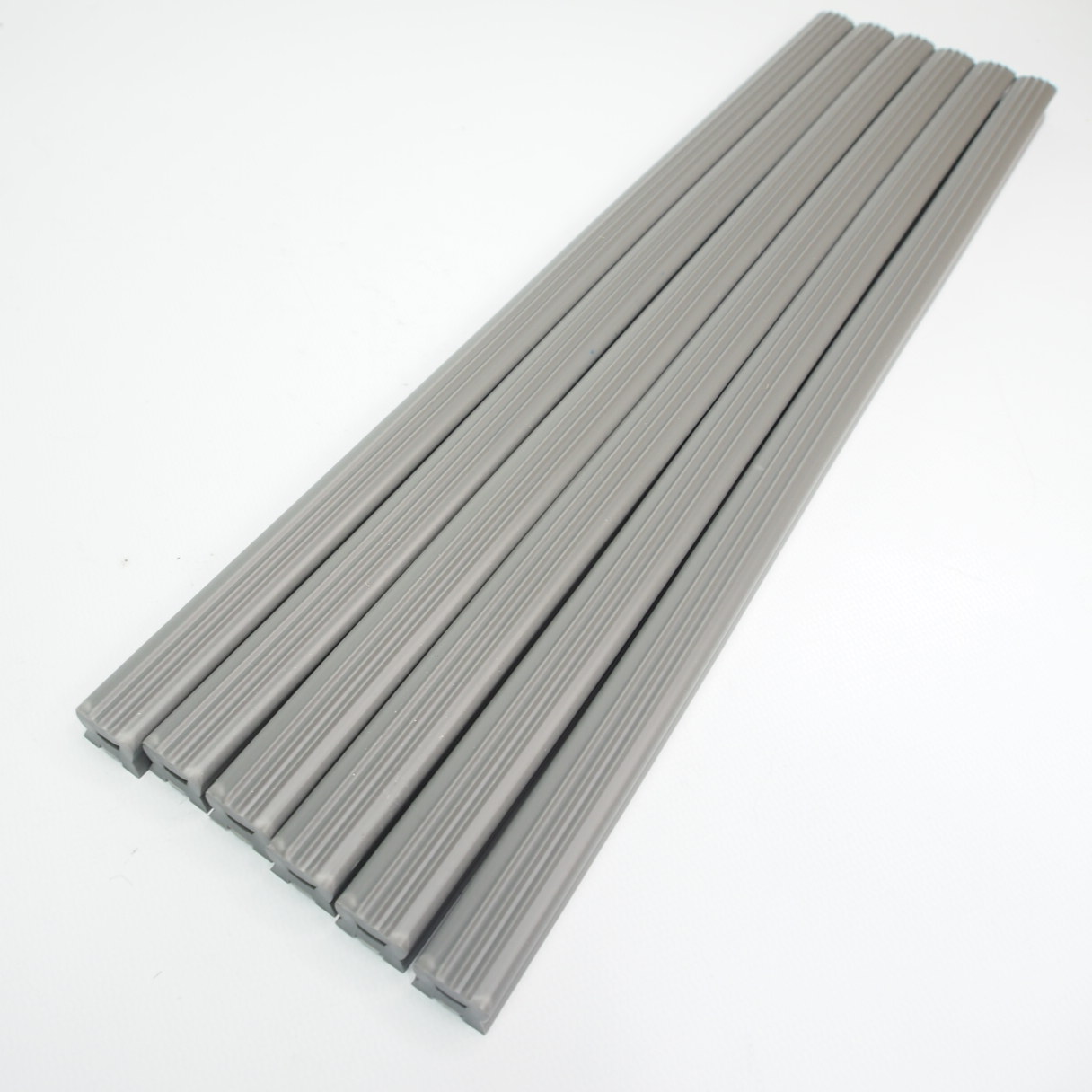 Floor board rubbers -LAMBRETTA- LI150 (Series 1-2) TV (Series 2) - grey