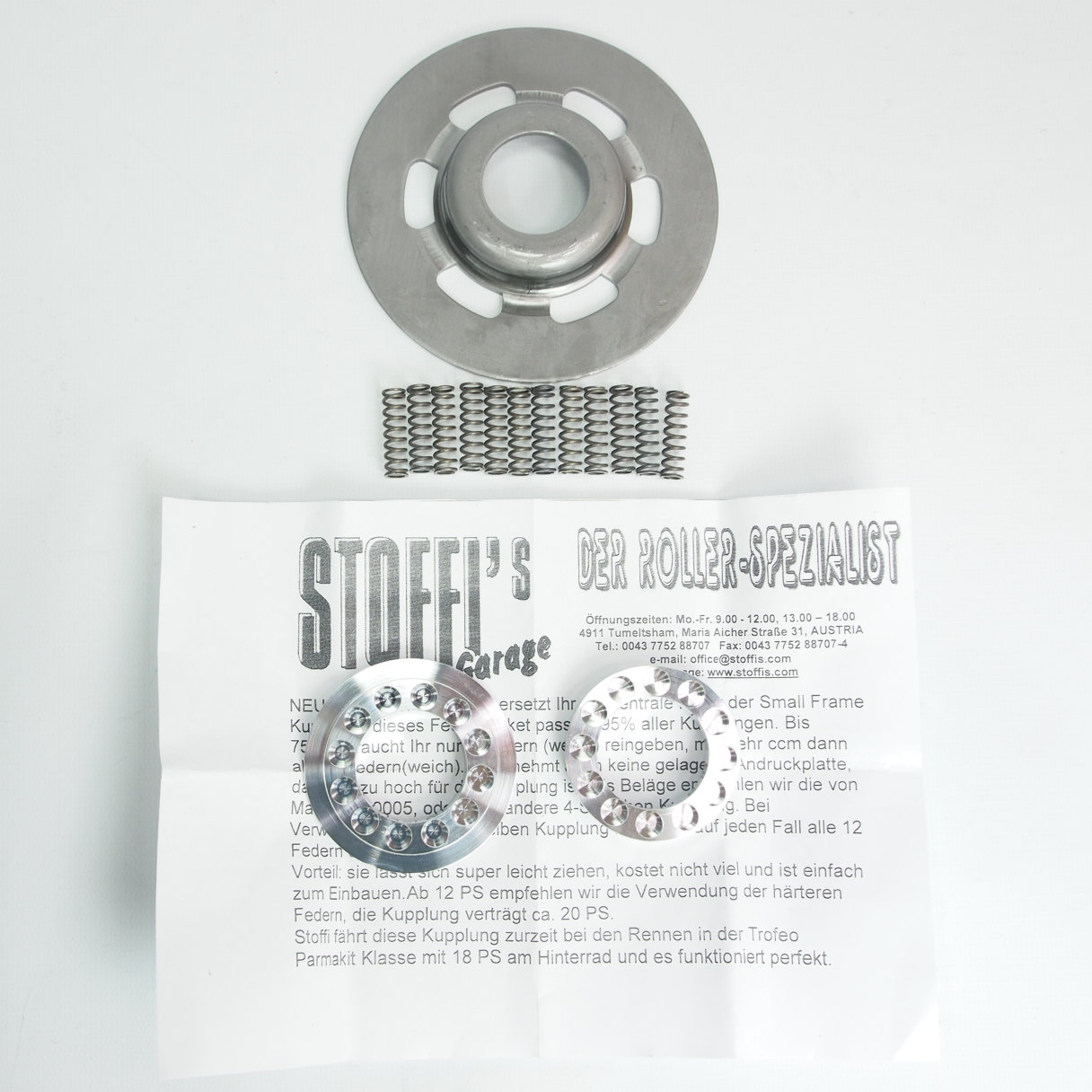 Clutch spring set -STOFFI 12 springs conversion for standard clutch type-