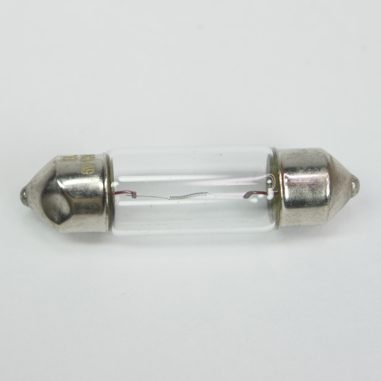 Festoon -SV8.5 11x38m- 6V 10W - white - Vespa Lambretta