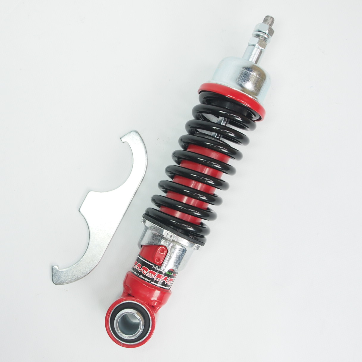Front shock absorber -CARBONE- Vespa 50s 90 100 ET3 ベスパ フロントサスペンション フロントサス 管SCC6301RE
