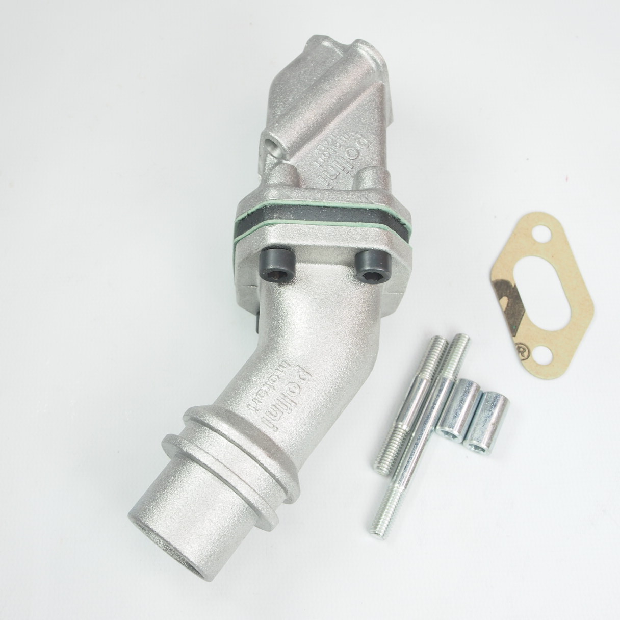Intake manifold -POLINI 2-stud reed valve-28.5mm Dell'Orto PHBL24 CP24 Vespa 50s 100 ET3