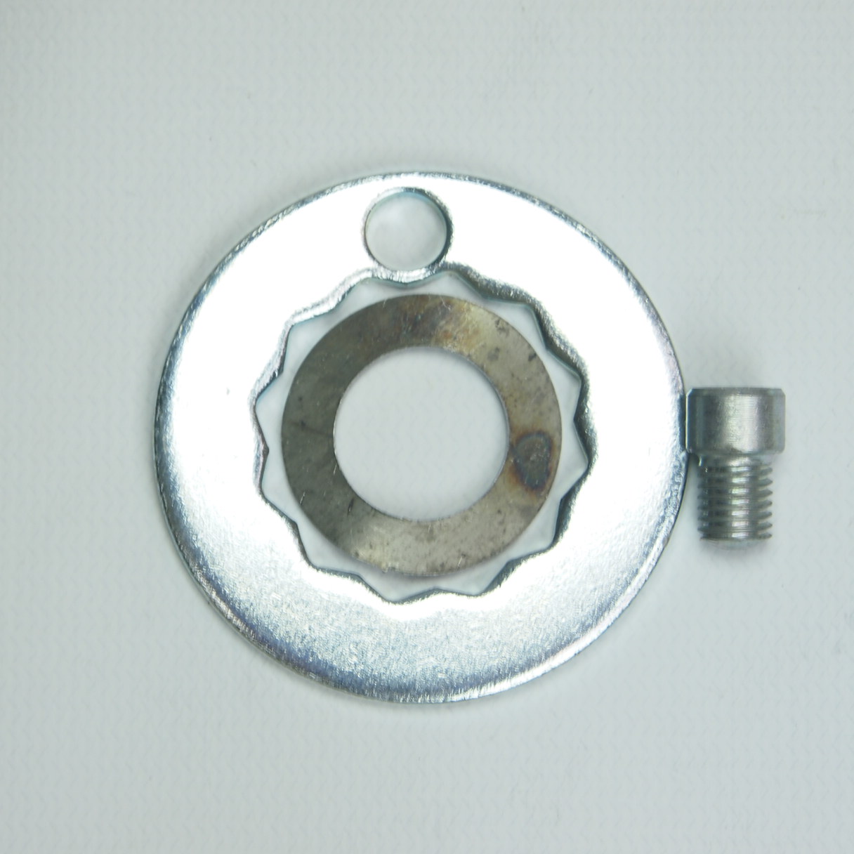 Lock washer set rear hub nut -LAMBRETTA M7- LI LIS SX TV DL GP