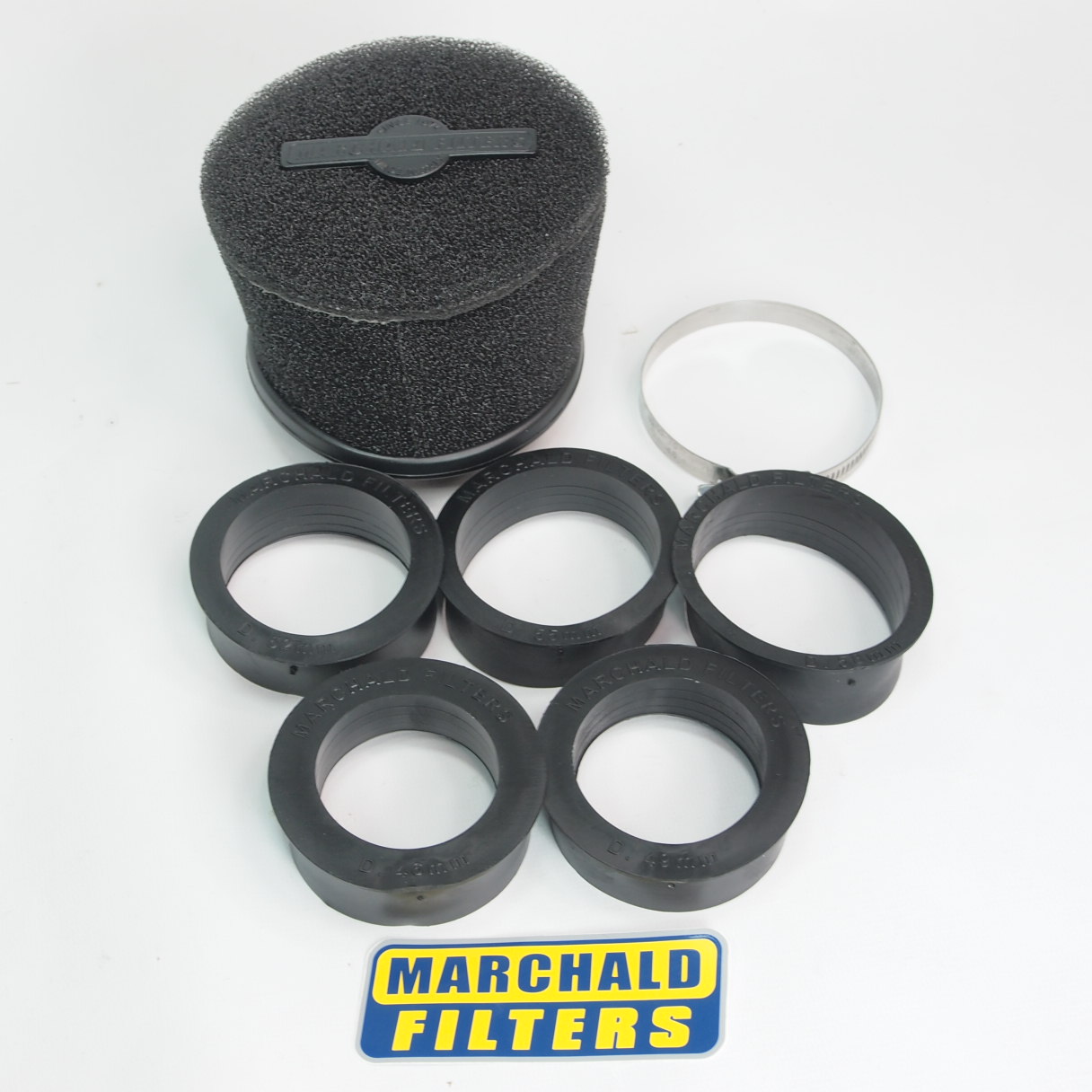 Air filter -MARCHALD Power Double Layer 100x95mm Vespa Lambretta Gilera Italjet PWK28