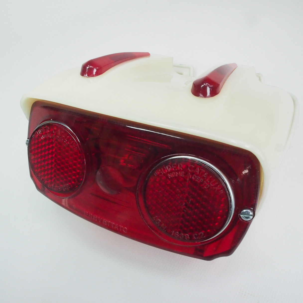 Taillight Catalux plastic housing rear light glass for Lambretta LI Series1/2 TV Series1/2
