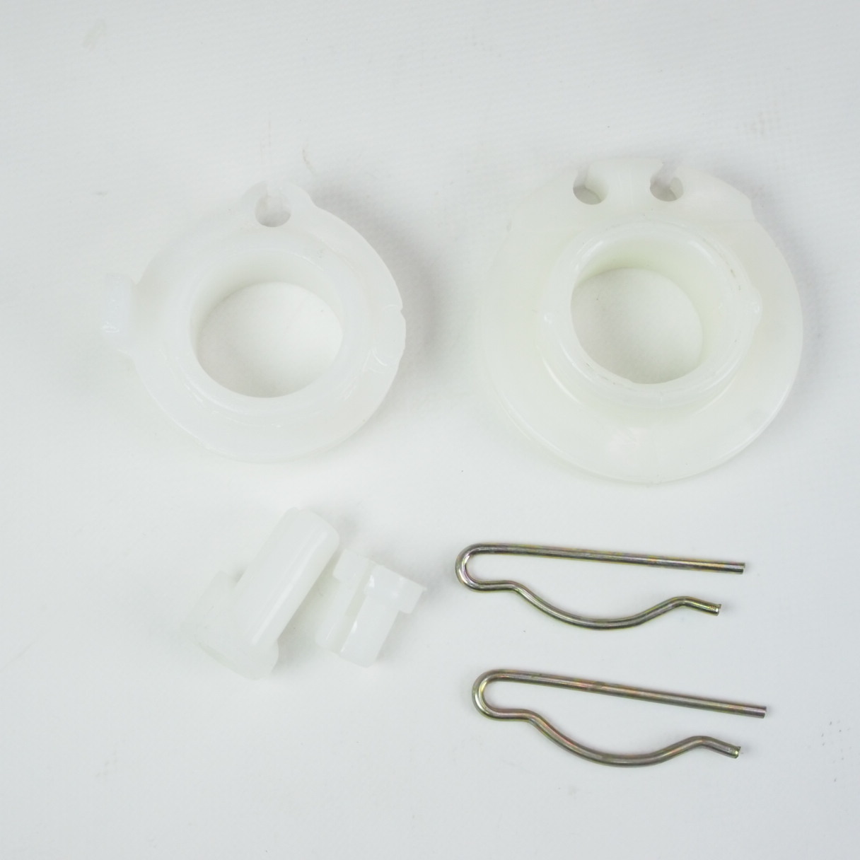 Set throttle cable pulley/shift cable pulley incl cotter pin and cable stop PX LML