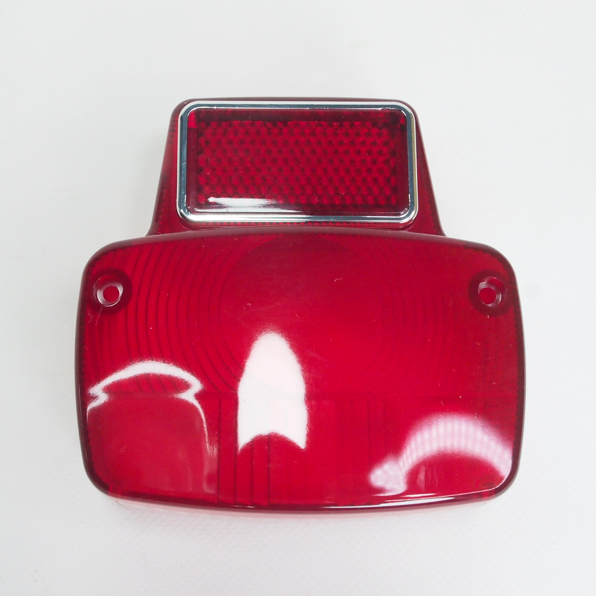 Tail light lens -BGM ORIGINAL Vespa vintage- metal small - red