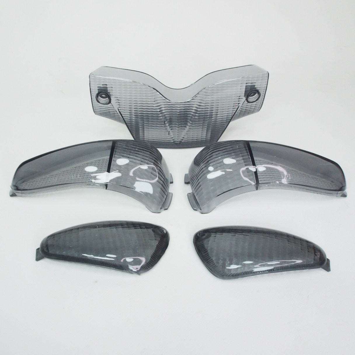 Indicator lens set -bgm original set of 5- Gilera Runner (-2005) - black