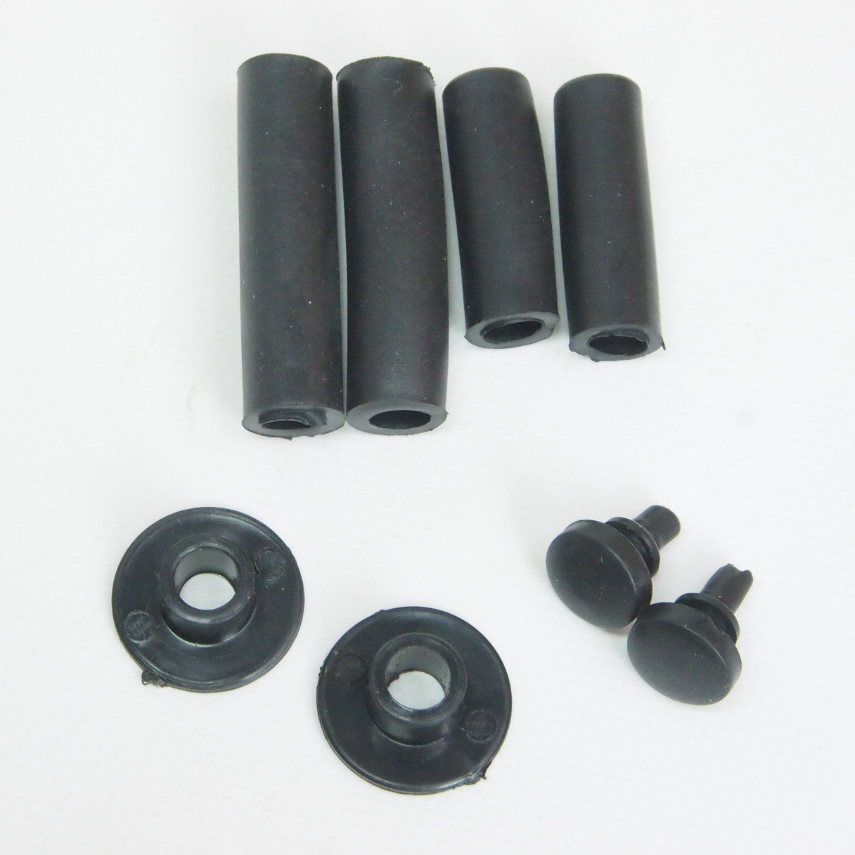 Rubber buffer set incl. bushes for side panel -VESPA- Vespa PX (models with internal fastener)