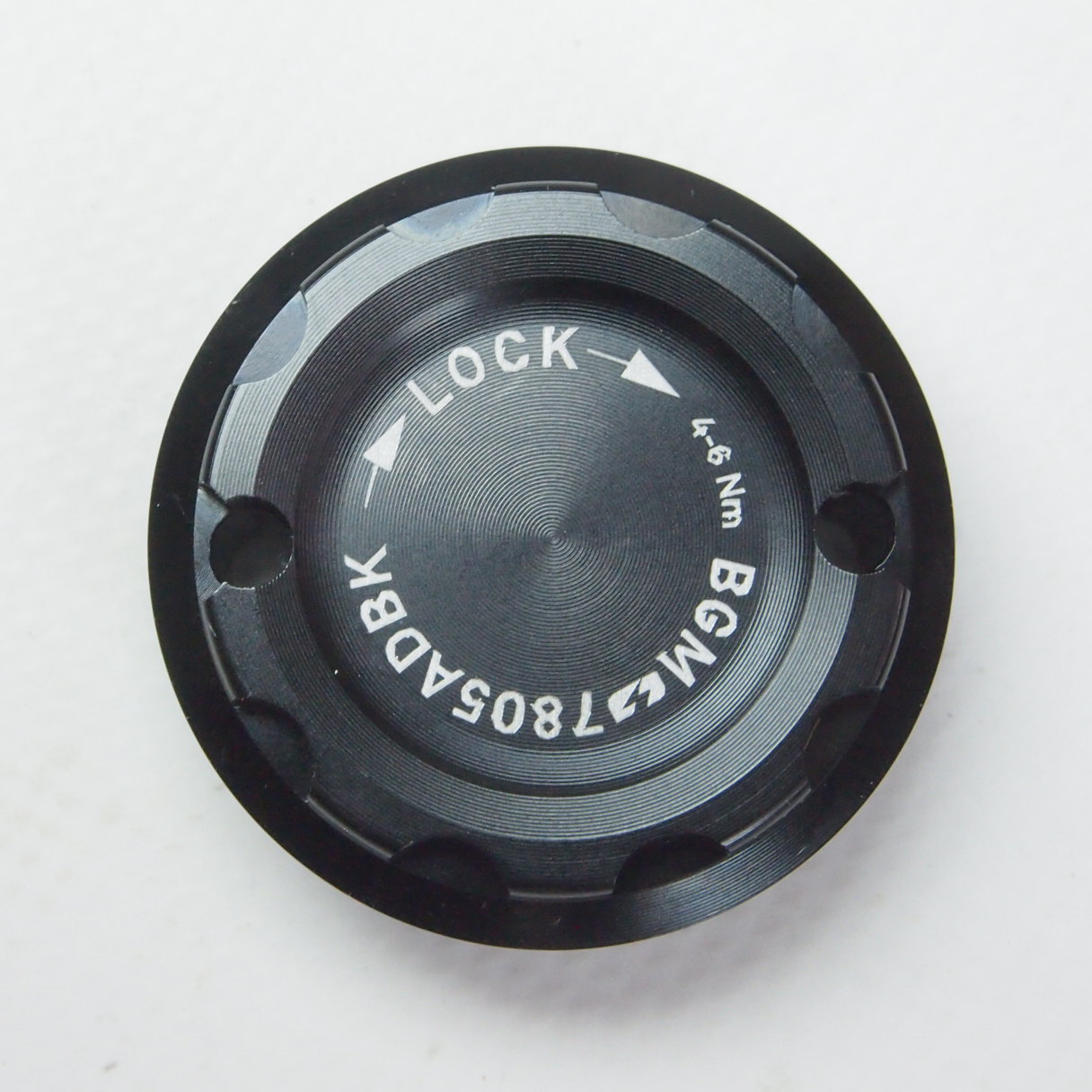 M28x1 Cap - BGM PRO CNC black - Vespa P/PX