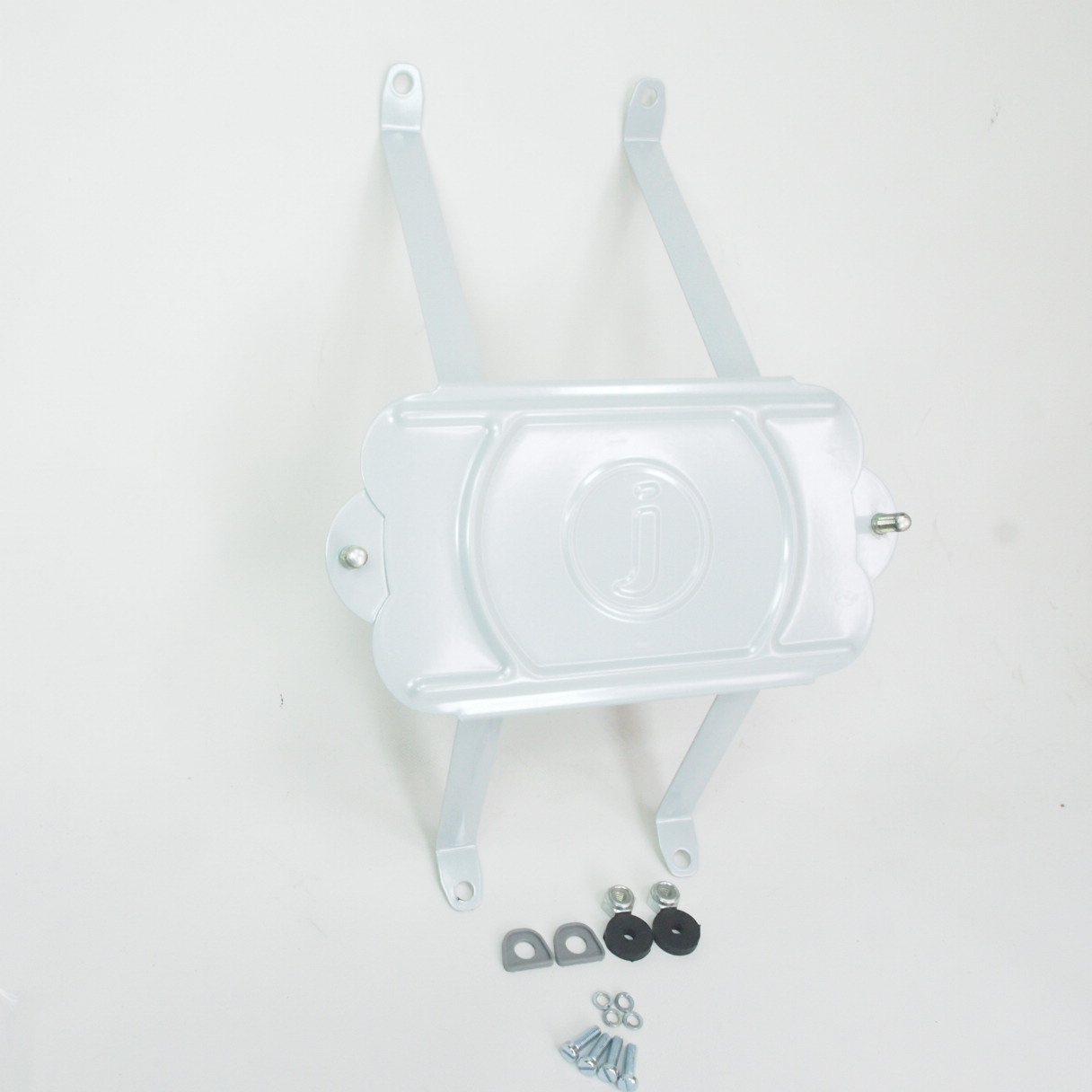 Front Spare Tire Mount - SWISS TONYS ITALIA - Lambretta LI/TV (Series 1-2) - Galvanized Steel