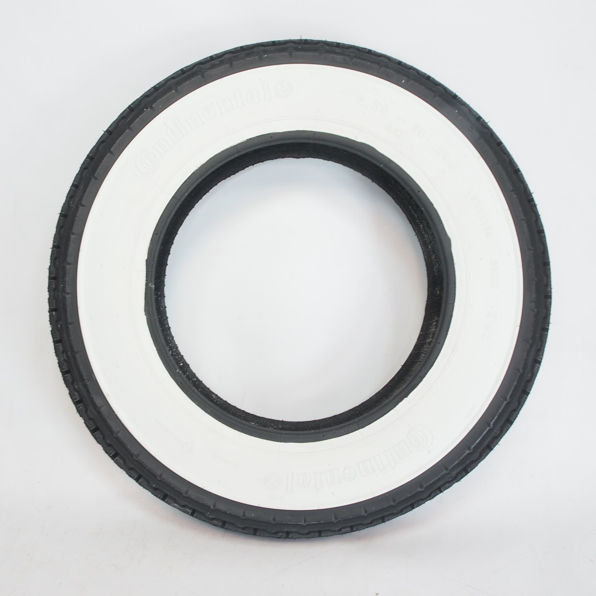 Tyre -CONTINENTAL White wall K62- 3.50 - 10 inch TL 59J (reinforced)